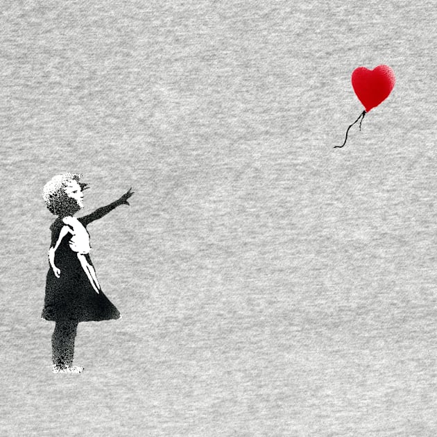 Banksy Girl With Red Balloon by foozler